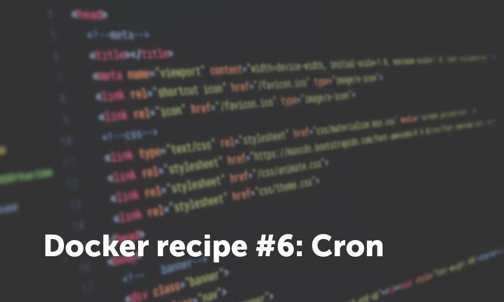 Cron + Docker — what to do article image