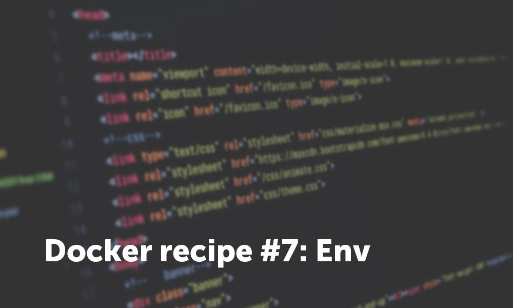 How to use environment variables (.env) in docker compose file article image